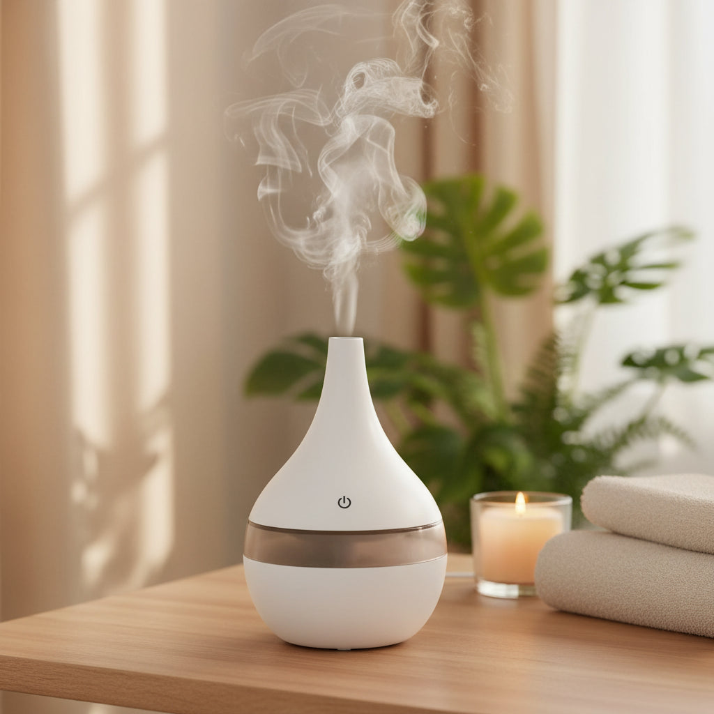 The White Mist Diffuser – Ultrasonic Essential Oil Diffuser & Humidifier